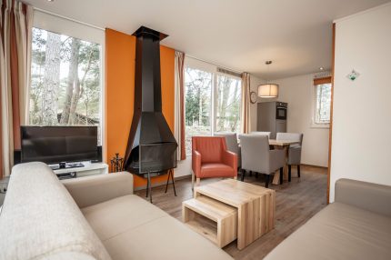 Woonkamer van een bungalow