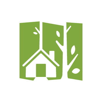 Groen logo met rondje